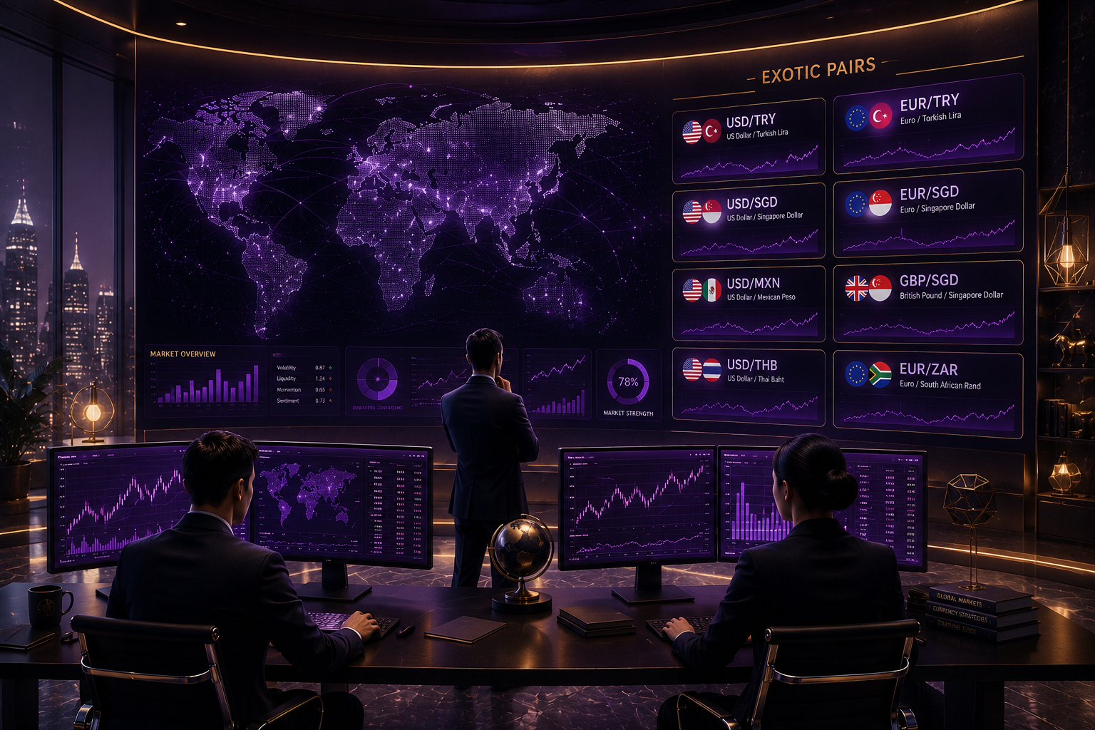 Exotic currency pairs
