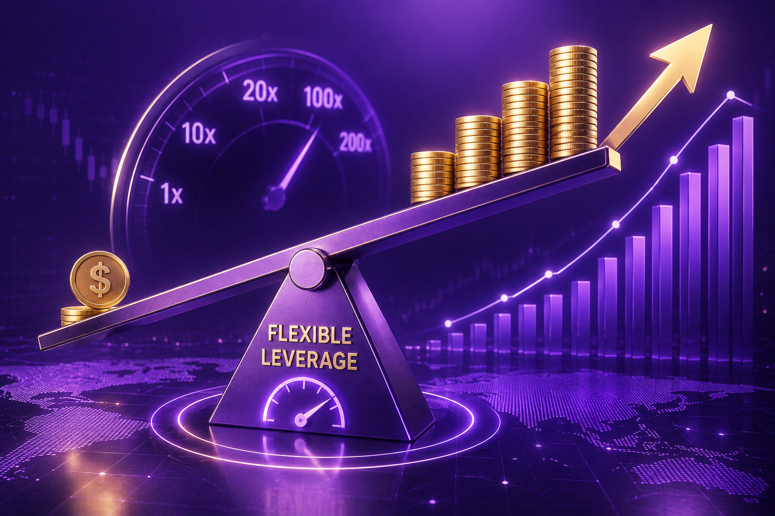Flexible leverage on indices